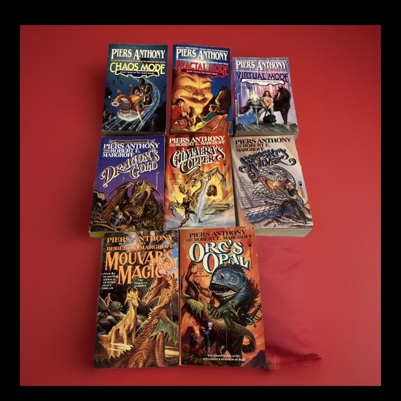 Lot 7-Piers Anthony Mode Series 3 Books, With Robert Margroff 5 Books PB - Picture 1 of 6